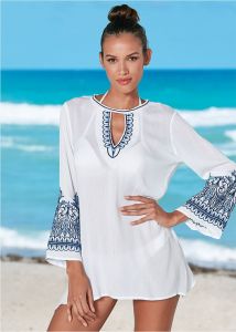 EMBROIDERED COVER-UP VENUS