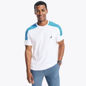 NAUTICA NAVTECH SUSTAINABLY CRAFTED PIECED T-SHIRT