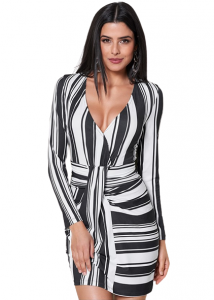 Stripe Bodycon Dress | S
