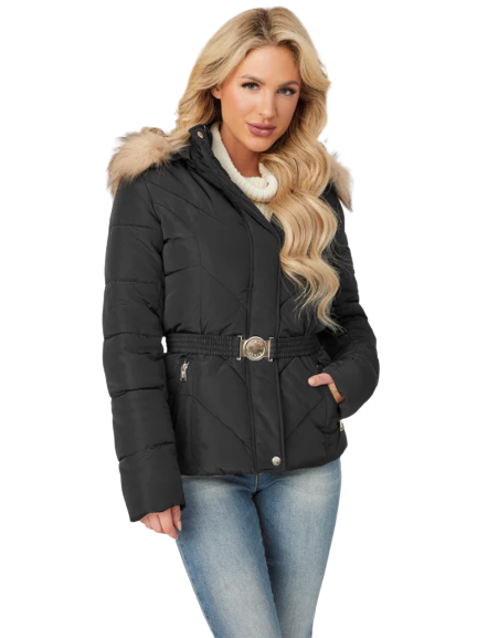 GUESS Raine Hooded Puffer Jacket
