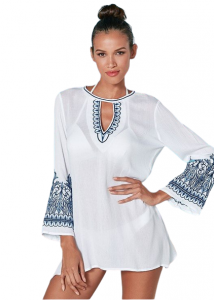 EMBROIDERED COVER-UP VENUS