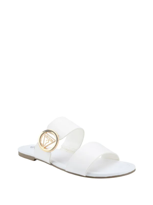 GUESS Lowered Double Band Slide Sandals
