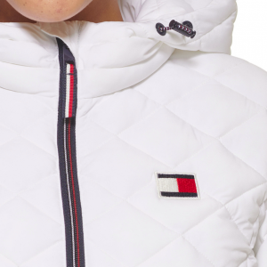Tommy Hilfiger Womens Packable Hooded Puffer Jacket