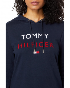 Tommy Hilfiger Ruffle Sleeve Sweatshirt Dress