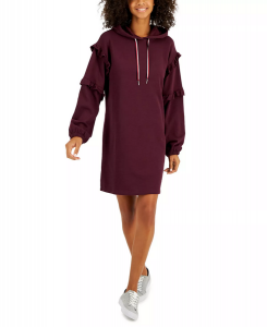 Tommy Hilfiger Ruffle Sleeve Sweatshirt Dress | XS, S, M, L, XL, XXL