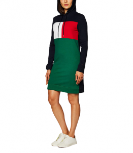 Tommy Hilfiger Colorblocked Hoodie Dress | S, M, L