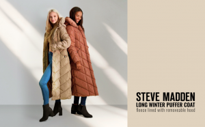Steve Madden Women's Long Maxi Puffer Coat