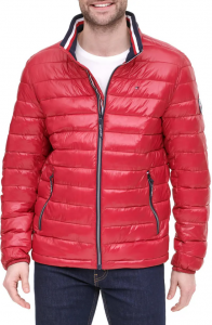 Tommy Hilfiger Wetlook Stowaway Hood Packable Puffer Jacket | XXL