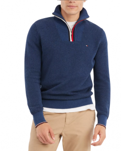 Tommy Hilfiger Manhattan Quarter Zip Sweater  | XXL
