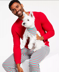 Family Pajamas Matching Men's Thermal Waffle Holiday Stripe Mix It Pajama Set | S, M, L, XL, XXL