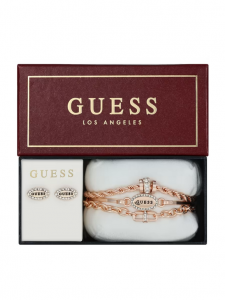 GUESS Trio of Bracelets and Stud Earrings Box Set