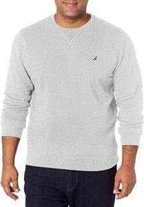 NAUTICA Basic Crew Neck Fleece Sweatshirt | S, M, L, XL