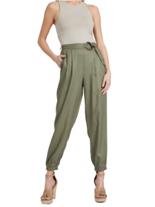 GUESS Cambri Belted Twill Pants | XS, S, M, L