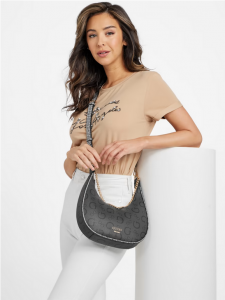 GUESS Mandarina Mini Top-Zip Shoulder Bag