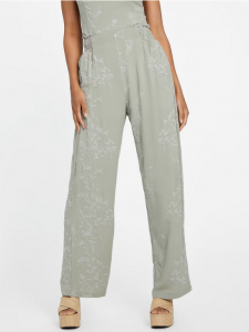 GUESS Naime Embroidered Linen Pants | XS, S, M, L