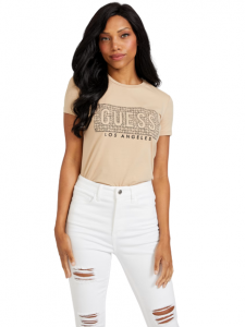 GUESS Rita Embroidered Logo Tee | XS, S, M, L, XL