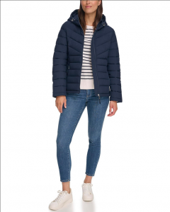 Tommy Hilfiger Womens Zip-Up Packable Jacket