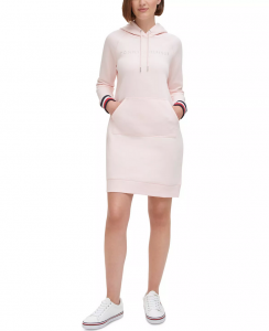 Tommy Hilfiger Women's Raglan-Sleeve Hoodie Dress  | XS