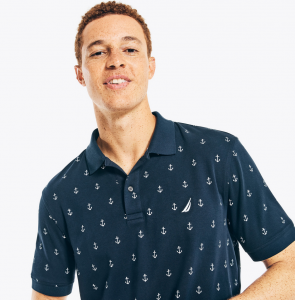 Nautica polo tričko Classic fit printed polo