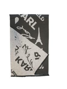 Karl Lagerfeld Reversible Logo Scarf