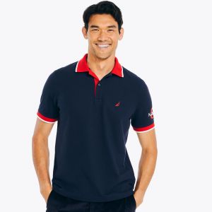 NAUTICA Sustainably crafted classic fit deck polo | S, M, L, XL, XXL