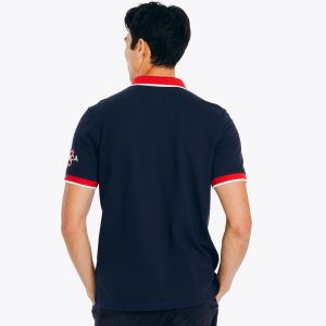 NAUTICA Sustainably crafted classic fit deck polo