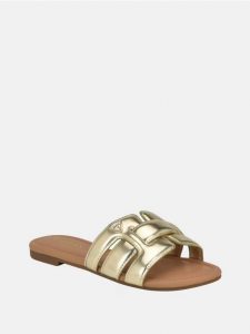 GUESS Lolas Woven Slide Sandals