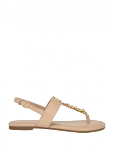 GUESS Livvy Chain T-Strap Sandals