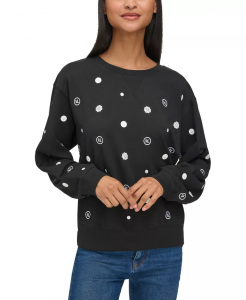 KARL LAGERFELD Women's KL Monogram Sweatshirt  | XS, S, M, L, XL