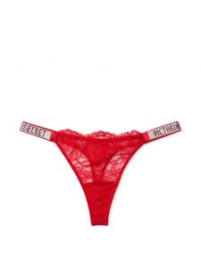 Victoria's Secret Shine Strap Lace Thong Panty