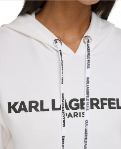 KARL LAGERFELD Women's Logo-Print Hoodie