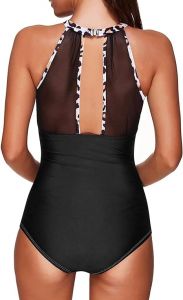 Women One Piece Swimsuit Ruched Tempt Me