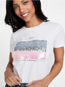 GUESS Ferny Embellished Tee