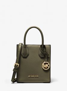 MICHAEL KORS Mercer Extra-Small Pebbled Leather Crossbody Bag