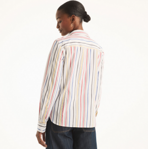 NAUTICA Striped Button-Down Shirt