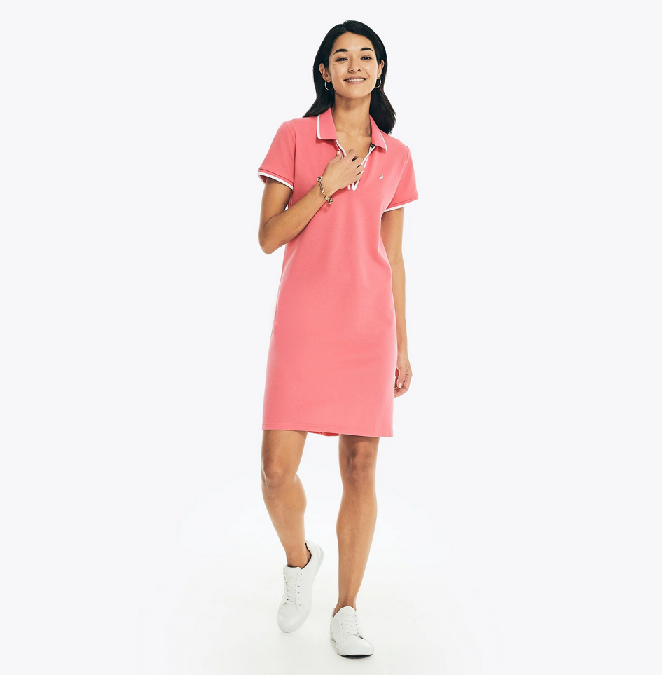 NAUTICA SUSTAINABLY CRAFTED OCEAN POLO DRESS