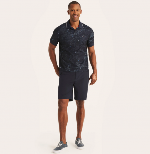 NAUTICA Navtech Sustainably Crafted Classic Fit Printed Polo