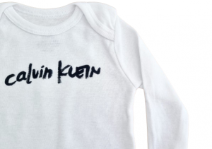 Calvin Klein Baby Boy Long Sleeve Signature Bodysuit