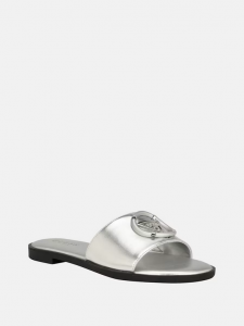 GUESS Magnify Faux-Leather Beach Slides | 36,5, 37,5, 38,5
