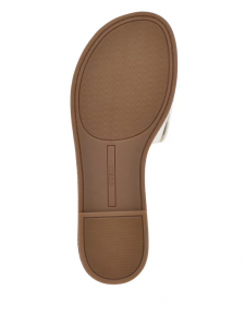 GUESS Magnify Faux-Leather Beach Slides