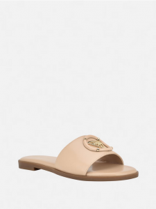 GUESS Magnify Faux-Leather Beach Slides | 36,5, 37,5, 38,5, 40, 41