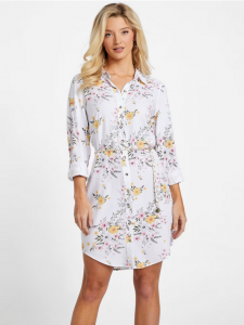 GUESS Misti Printed Shirt Dress | XS, S, M, L, XL