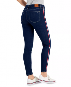 Tommy Hilfiger Tribeca TH Flex Side-Stripe Skinny Jeans